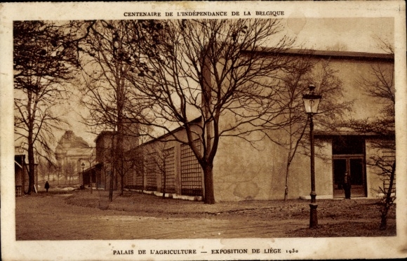 Postcard Liège Liège Wallonia, Exhibition 1930, Palais de l'Agriculture