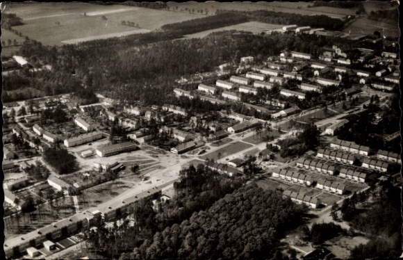 Ak Espelkamp in Ostwestfalen Lippe, Fliegeraufnahme, Wohnsiedlung