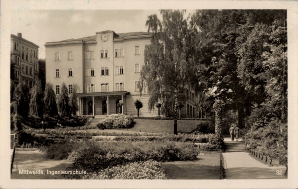 Ak Mittweida in Sachsen, Ingenieurschule