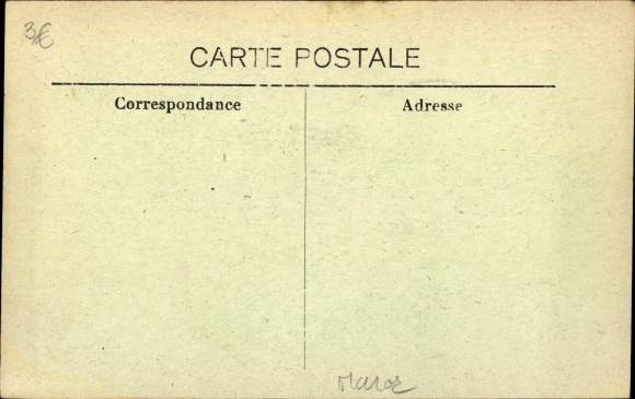 Postcard Casablanca Marokko, El Hanc Promenade, Leuchtturm