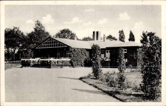 Postcard Hamburg Eimsbüttel Harvestehude, Tennis Hockey Club, Vossberg 1