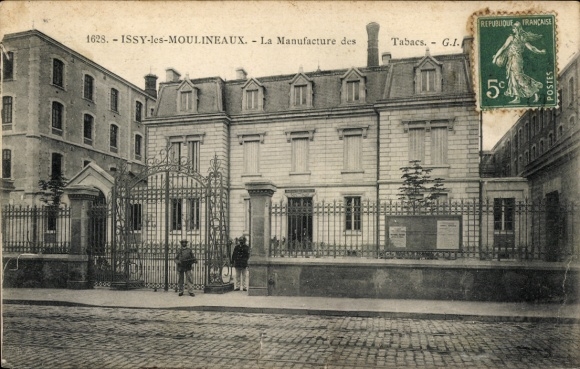 Ak Issy les Moulineaux Hauts de Seine, La Manufacture des Tabacs