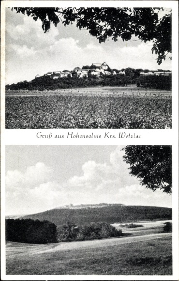 PC Hohensolms Hohenahr Lahn Dill Kreis, partial view, landscape