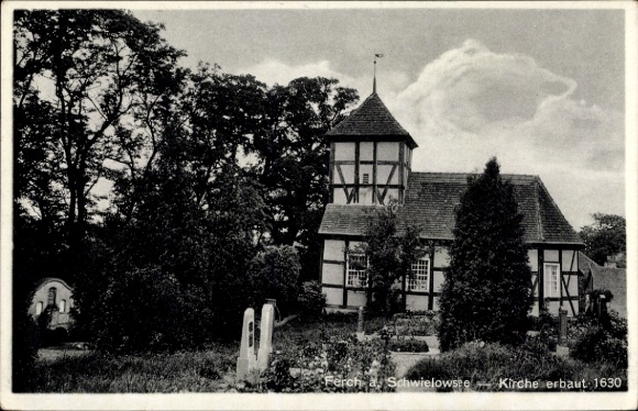 Ak Ferch am Schwielowsee, kerk
