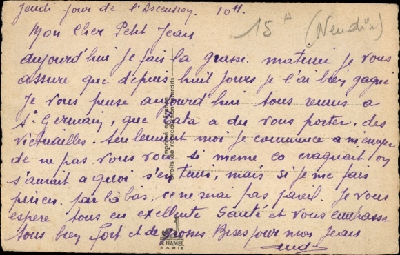 Artist Postcard Gougeon, Je n&#39;y comprends rien, farm boy, nudibranchs
