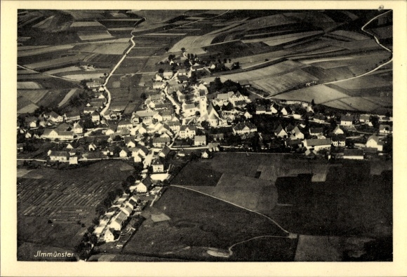 Ak Ilmmünster in Oberbayern, Fliegeraufnahme