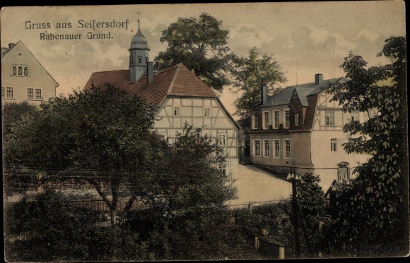 Ak Seifersdorf Dippoldiswalde im Osterzgebirge, Rabenauer Grund