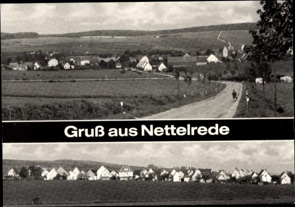 Postcard Nettelrede Bad Münder am Deister, general view