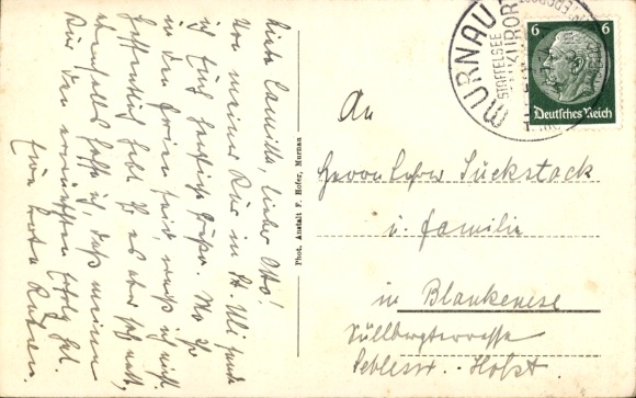 Postcard Feldafing on Lake Starnberg Upper Bavaria, Sanatorium St. Uk on Lake Staffelsee, landscape, quiet G