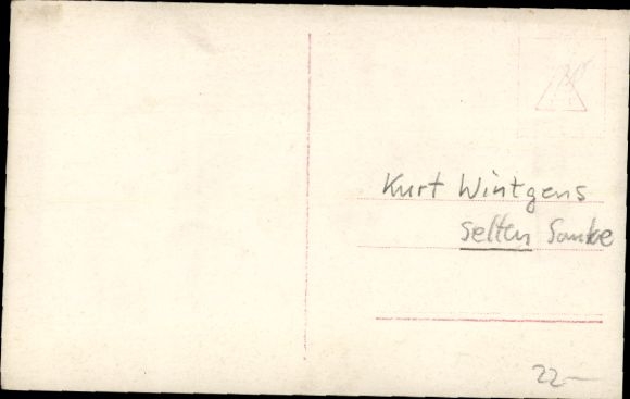Postcard fighter pilot Lieutenant Kurt Wintgens, Sanke 378, portrait, medal