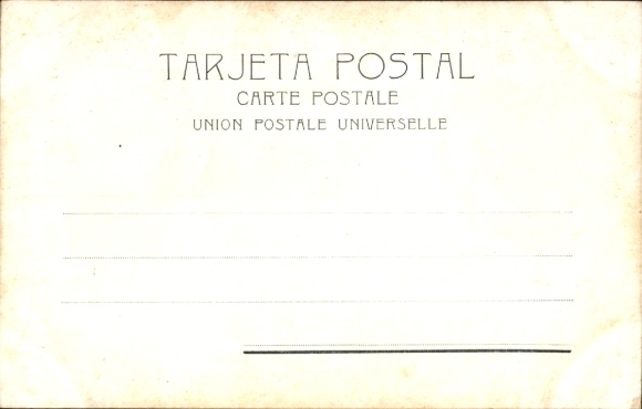 Postcard Bartolomé Mitre, President of Argentina