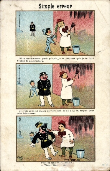 CPA Simpe erreur, Advertising, Veritables Grains de Sante du Dr. Franck