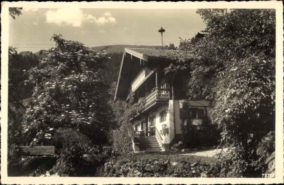 Postcard Bayrischzell in the Mangfall Mountains Upper Bavaria, Kurhaus Tannerhof, Alte Tann