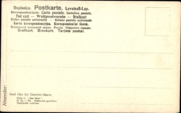 Postcard Insel Oie Kröslin, Baltic Sea, lighthouse