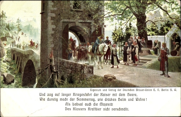 Artist PC Diemer, Zeno, war journey of the emperors, beer, the German national drink