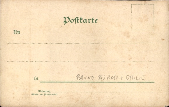 Chromo-Litho Children buy combs, we are heading for lousy times, Bruno Bürger 6584
