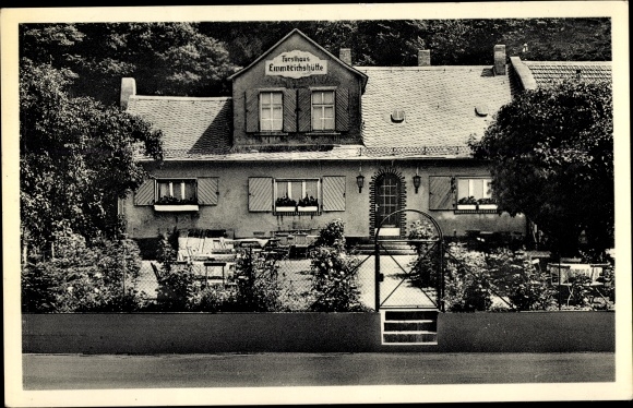 Postcard Rheinböllen in the Hunsrück, Waldschenke Emmerichshütte