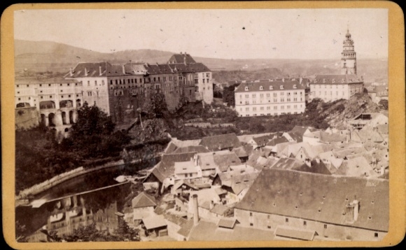 Cabinet Photo Český Krumlov Bohemian Krumau South Bohemia, partial view