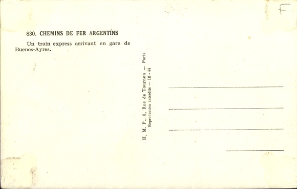PC Argentine Railway, steam locomotive, express, Buenos Aires, train station