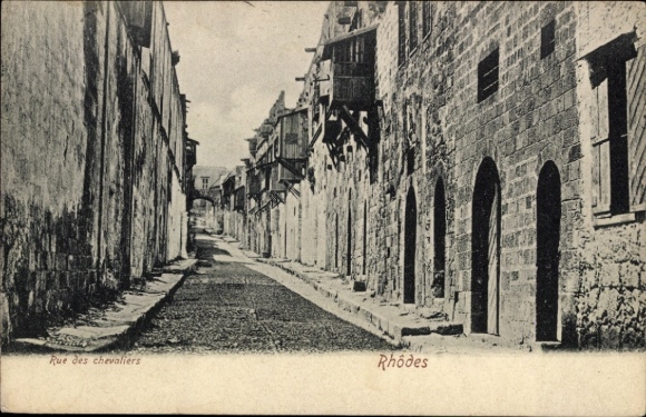 KP Rhodes Grecja, Rue des Chevaliers