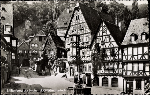 Ak Miltenberg am Main Unterfranken, Das Schnatterloch