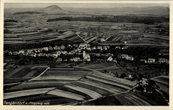 Ak Tengendorf Tengen Dorp Tengen in Baden, luchtfoto