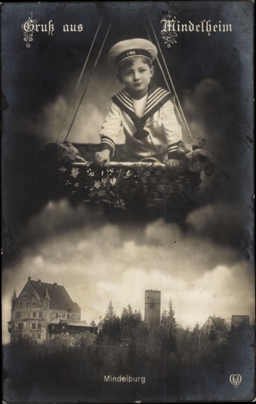 PC Mindelheim im Unterallgäu, Mindelburg, boy in a sailor shirt