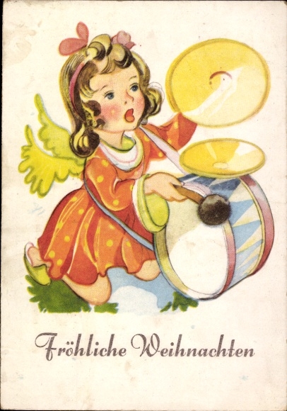 PC Merry Christmas, Angel with Drum