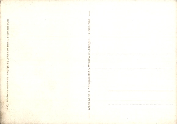 Postcard Senden in Schwaben, aerial photograph