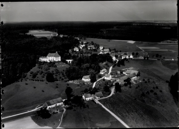 Photo Eisenburg Memmingen in Swabia, aerial photograph