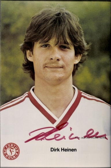 Autogrammkarte Fußballer Dirk Heinen, SC Fortuna Köln, Autogramm