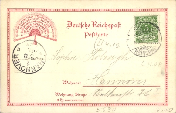 Chromo-Litho Reinshagen Remscheid, Küppelstein Castle, observation tower, Müngsten, Schaberg