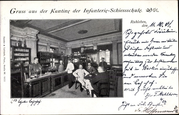 PC Berlin Spandau Ruhleben, canteen of the infantry shooting school