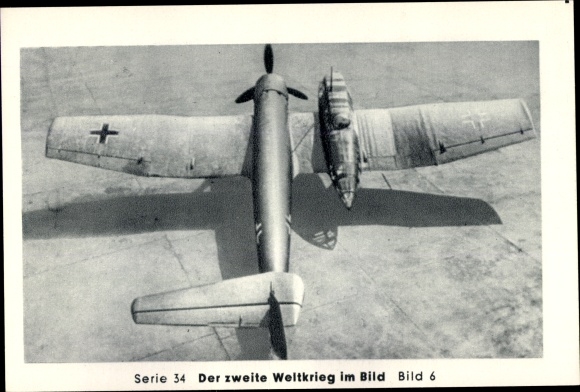 Collective picture World War II in pictures, BV 141 asymmetric fighter aircraft