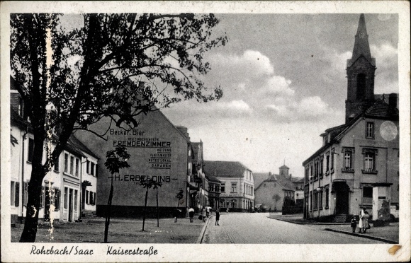 Ak Rohrbach Sankt Ingbert im Saarland, Kaiserstraße