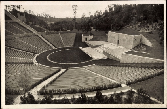Postcard Olympic Games Berlin 1936, Reichssportfeld, Dietrich-Eckardt-Bühne