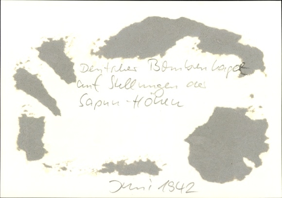 Photo Heinrich Hoffmann, German bombing on positions on the Sapun Heights, June 1942