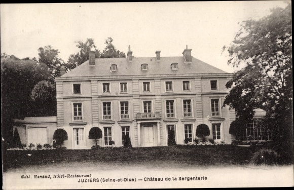 Postcard Juziers Yvelines, Chateau de la Sergenterie