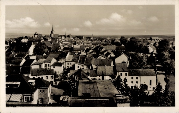 Ansichtkaart Bitburg in de Eifel, panorama