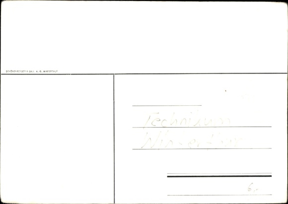 Artysta KP Winterthur Kt. Zurich Szwajcaria, student, wzory matematyczne, centrum techniczne, dyplom 1940
