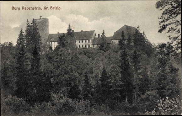 Postcard Raben Rabenstein in Fläming, Rabenstein Castle