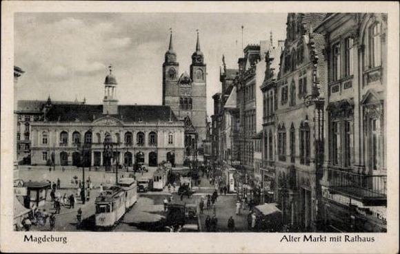 50 Ak Magdeburg Elbe, diverse Ansichten, kleinformatig