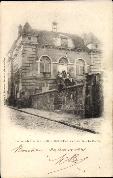 Postcard Rochefort en Yvelines, The Town Hall