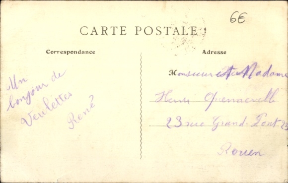 Postcard Veulettes Seine Maritime, general view of the villas