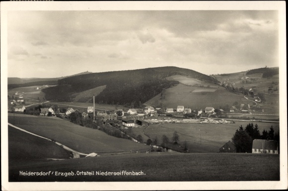 Ak Niederseiffenbach Heidersdorf im Erzgebirge, Panorama