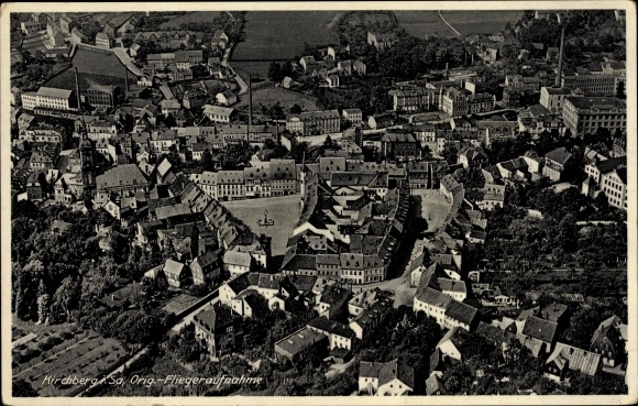 PC Kirchberg in Saxony, aerial photograph
