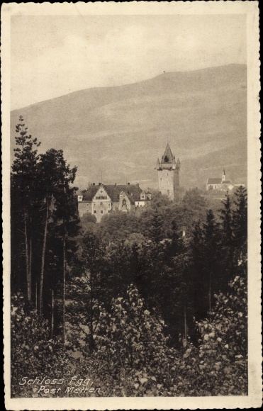 Postcard Egg Bernried in Lower Bavaria, Egg Castle