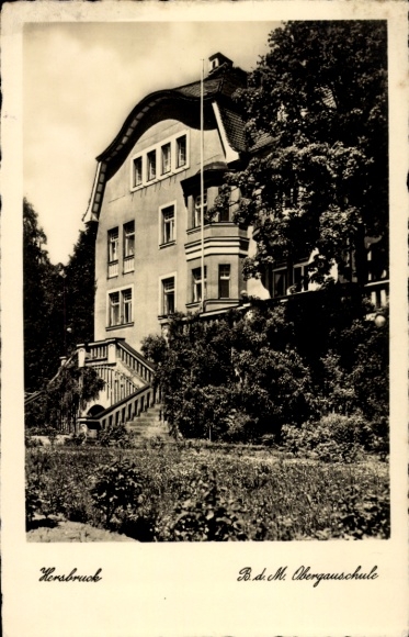 Ak Hersbruck in Mittelfranken, BdM Obergauschule