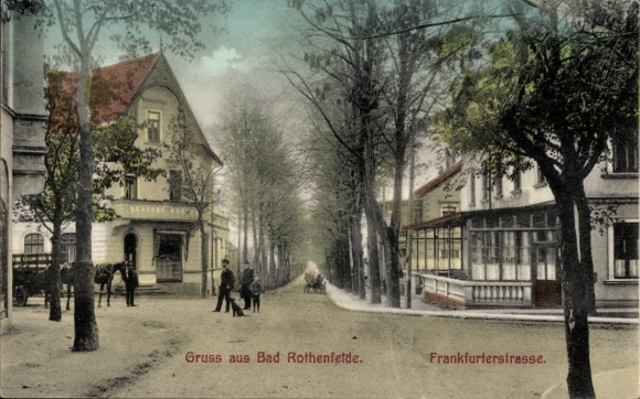 Ak Bad Rothenfelde, an der Frankfurter Straße
