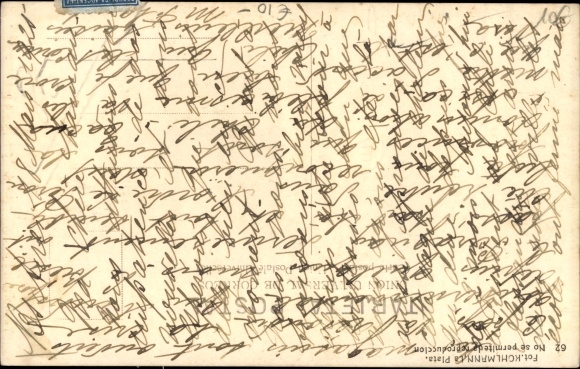 Postcard Argentinien, Yacimientos Petroliferos, an oil stream